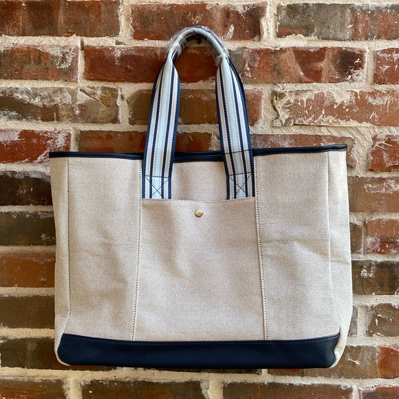 NEW Brouk & Co. Capri Everyday Stripe Tote - Picture 3 of 15